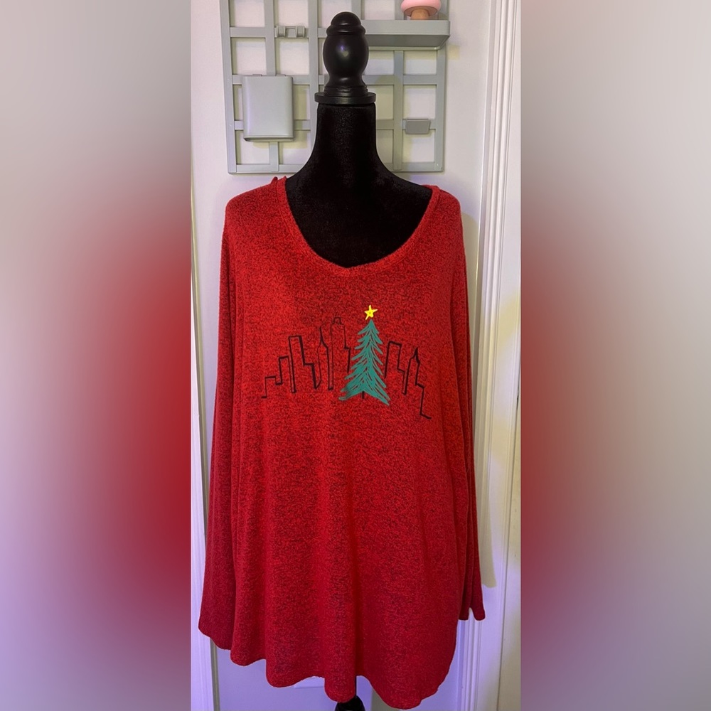 Christmas Tunic Size 2X, NWOT